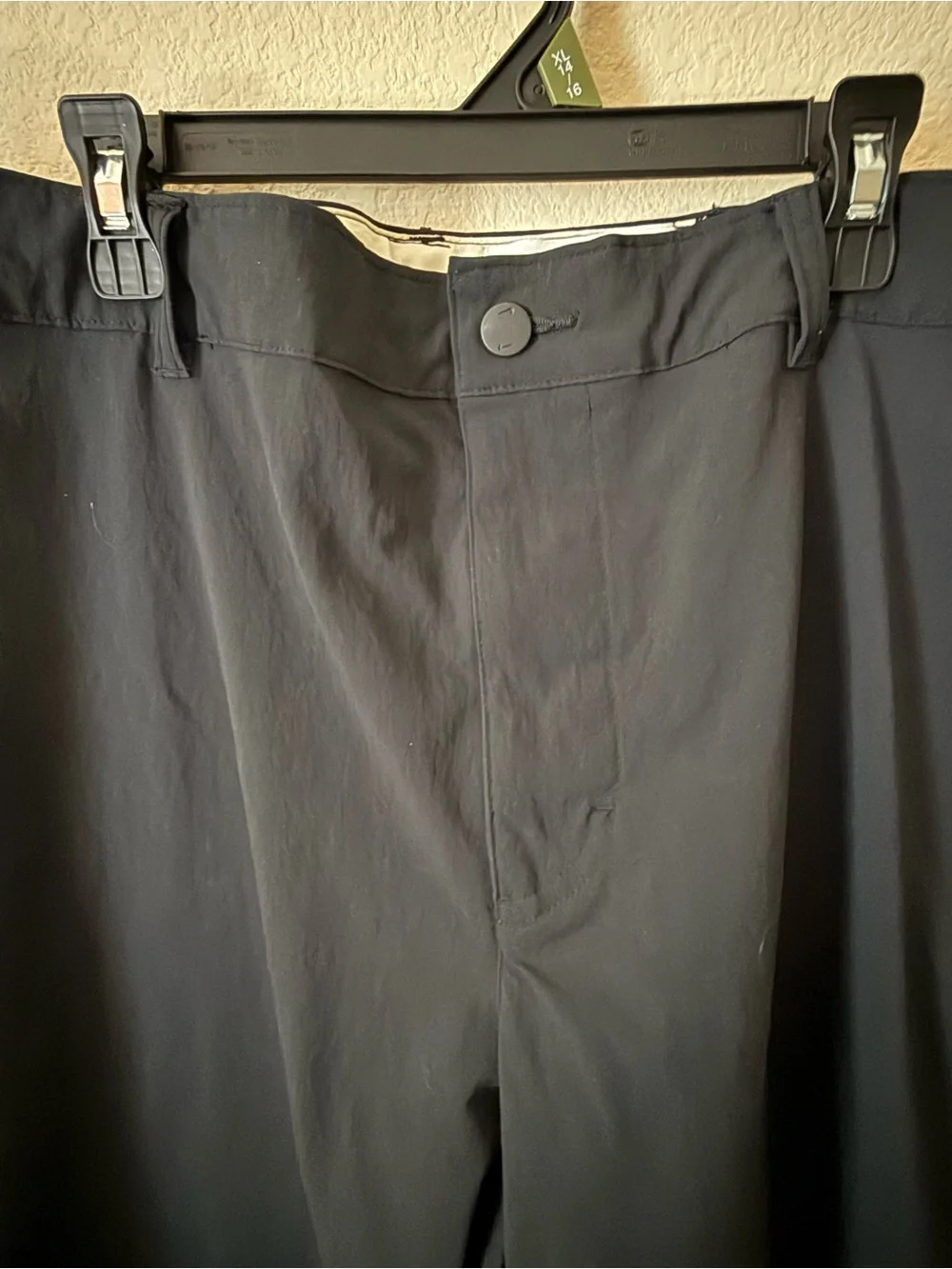 Nike Men's Black Golf Dress Pants with White Swoosh